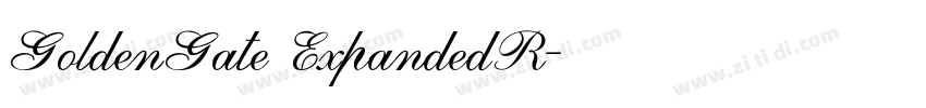 GoldenGate ExpandedR字体转换 GoldenGate ExpandedR字体转换
